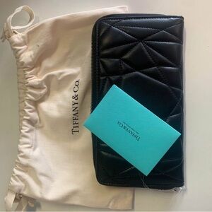 Tiffany & Co. Black Quilted Wallet